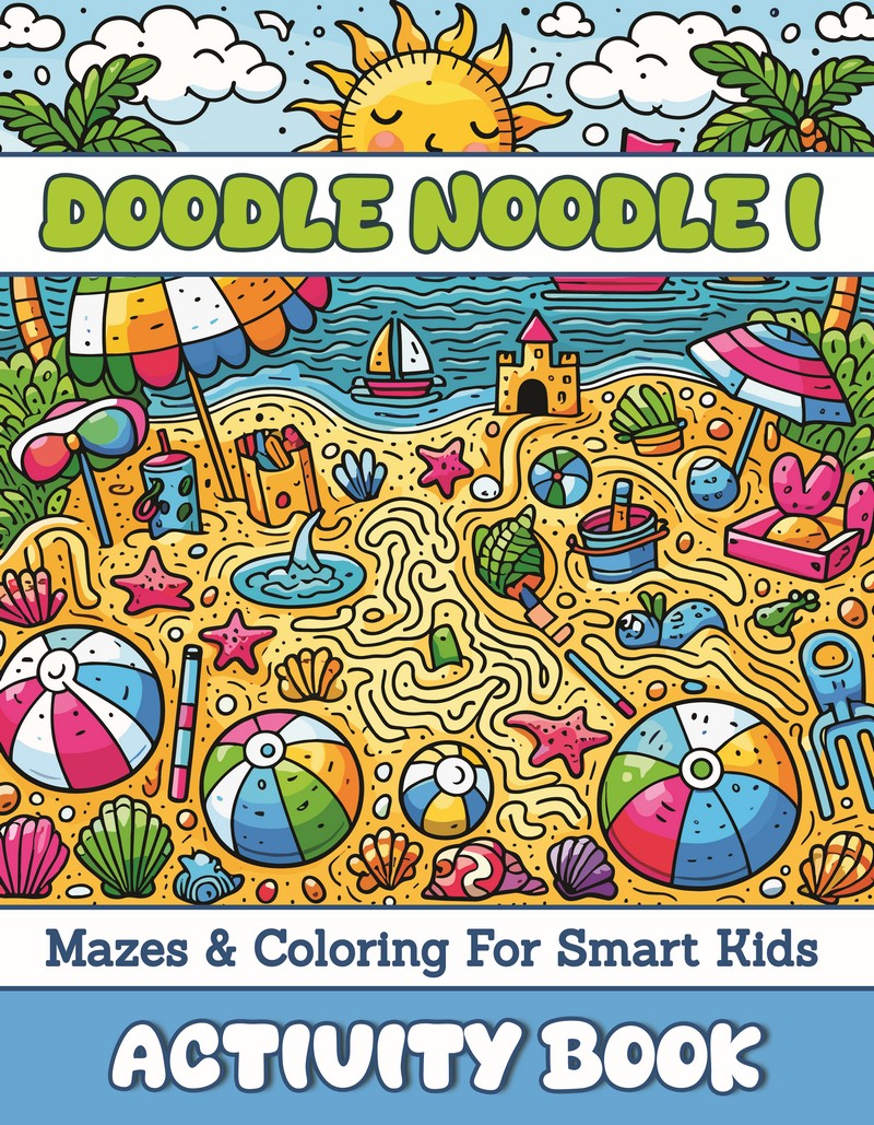 Doodle Noodle 1 Mazes & Coloring for Smart Kids