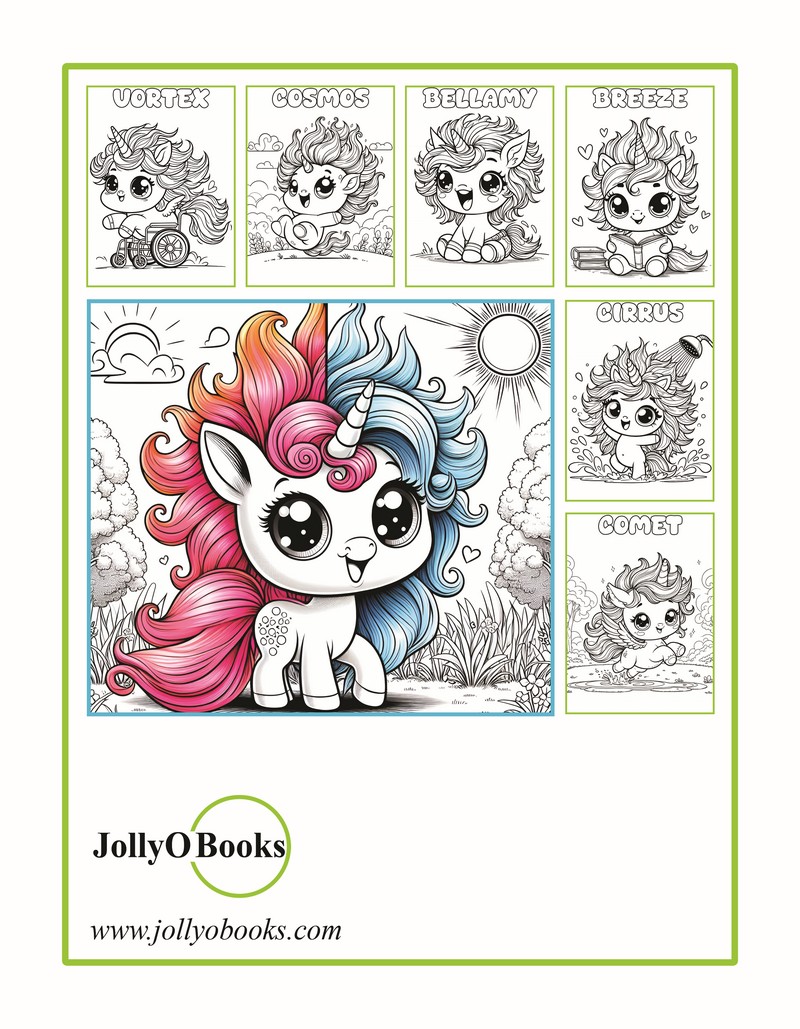 Jolly Locks 2 Adorable Baby Unicorns