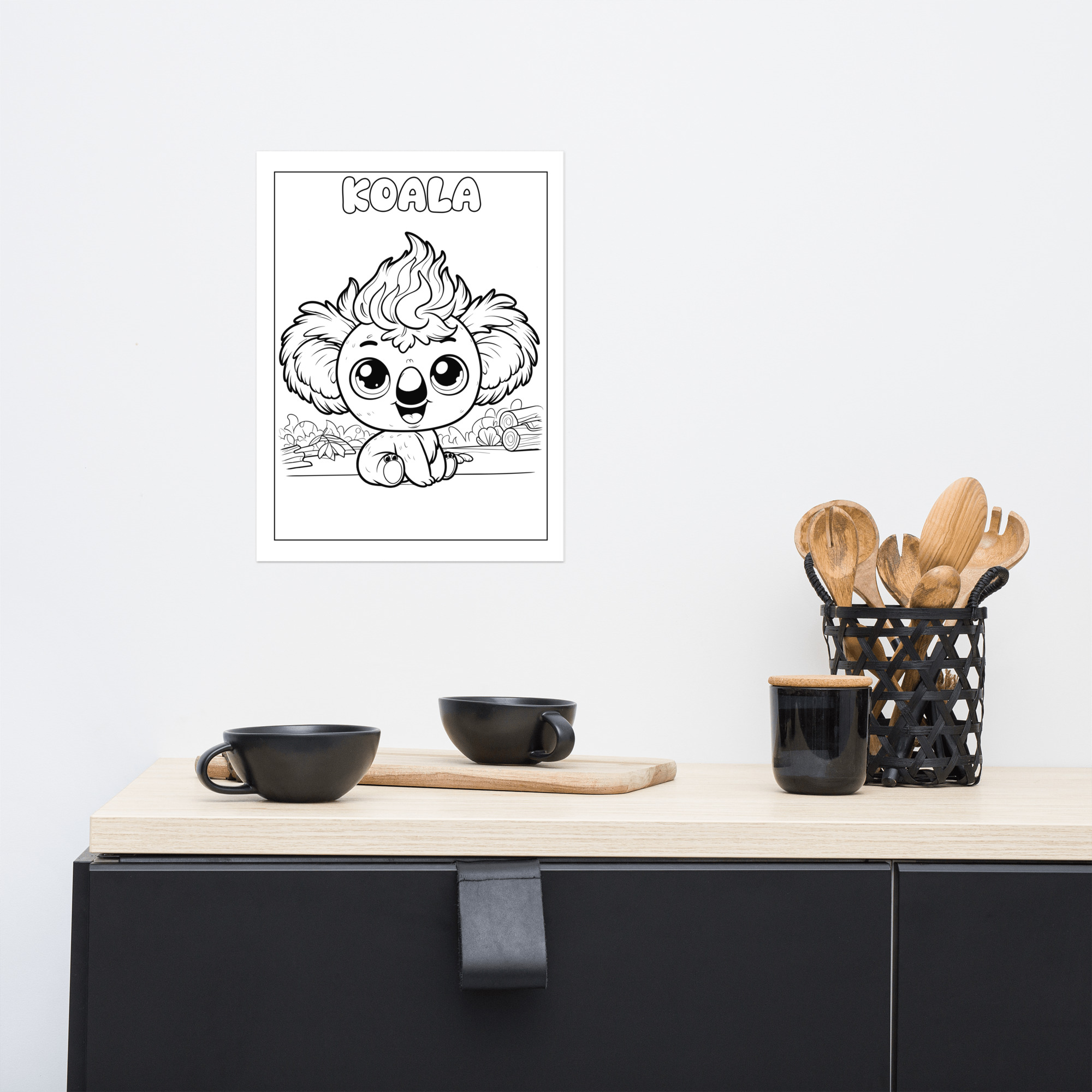 Jolly Locks Koala X Poster